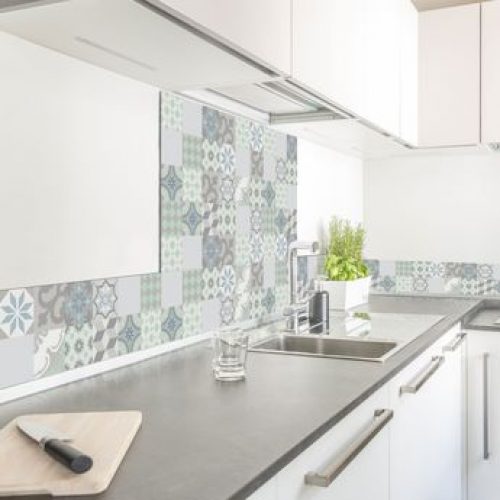 Crédence alu – Carreaux de Ciment CAMBO Pastel