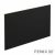 Credence Salle De Bains N117 Decor Noir Mat Fenix Ntm  Stratifie L300 X H64 X E09 Cm Planeko