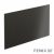 Credence Salle De Bains N118 Decor Noir Metal Fenix Ntm  Stratifie L300 X H64 X E09 Cm Planeko