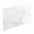 Credence Salle De Bains N308 Decor Marbre Blanc Stratifie L300 X H64 X E09Cm Planeko