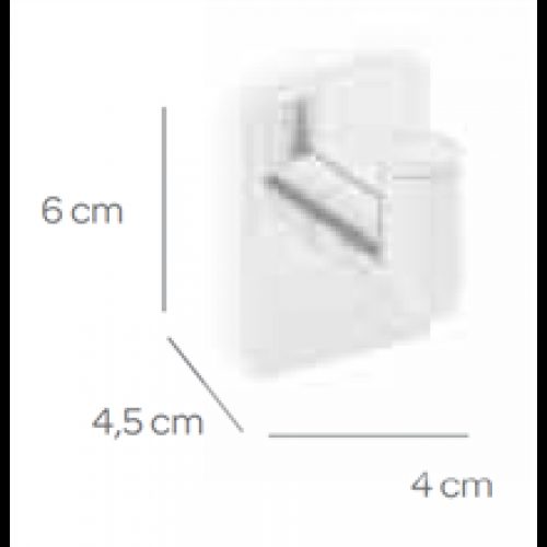 Crochet en angle SENSA CO2+