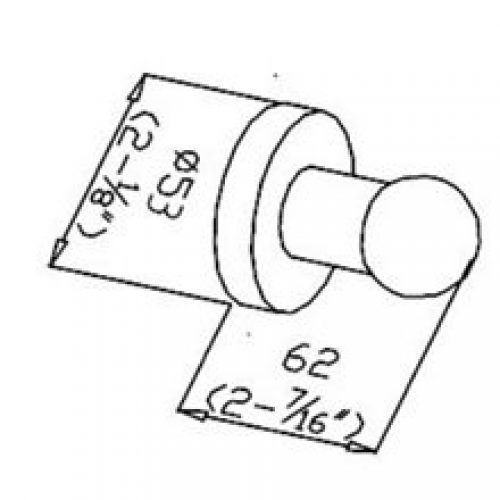 Crochet en laiton chromé Medicrom Mediclinics