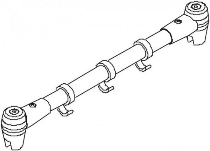 Crochet pour Accessoires Kermi NOVA 2000 Blanc