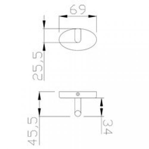 Crochet unique blanc Medinylon Mediclinics