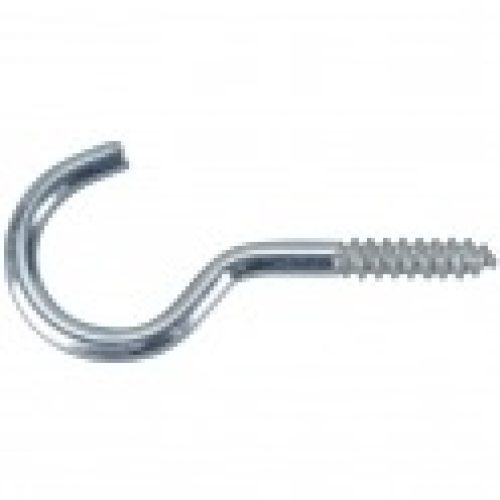 Crochet à vis zingué – Ø 4 mm – 30 mm – Sachet de 100 pièces – GFD GLE Forgeage