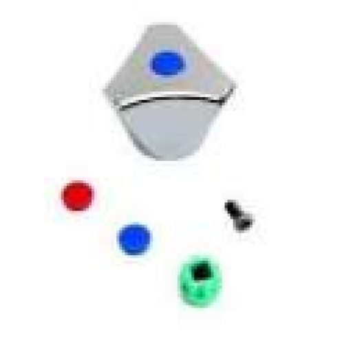 Croisillon laiton chromé