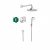 Croma Select E Pack encastré Design ShowerSet Croma Select E / Ecostat E – Hansgrohe 27294000
