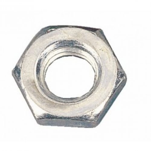 Écrous hexagonaux bas – acier zingué – classe 6