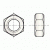 Écrous nylon hexagonaux