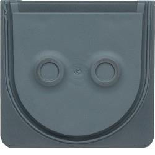 cubyko Entrée pr 2 câbles gris HAGER WNA690