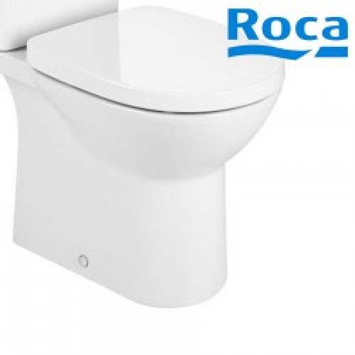 Cuvette de WC sur pied Blanche duale Rimless DEBBA – ROCA A34299P000