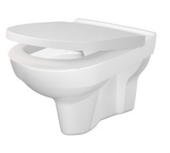 Cuvette suspendue sans bride avec Abattant