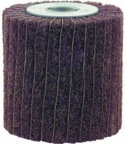 Cylindre a poncer toisonne av toile abrasive 19 mm double rainure 100x100x19 mm Grain A 180/150