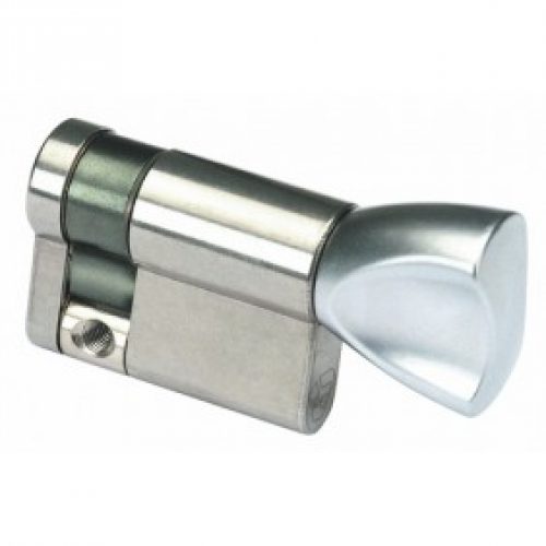 Cylindre à bouton varié – B30 x 10 mm – laiton nickelé -V5 5111