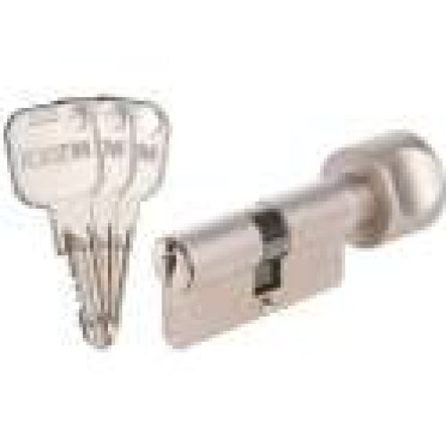 Cylindre à bouton varié nickelé – F9 – Exem