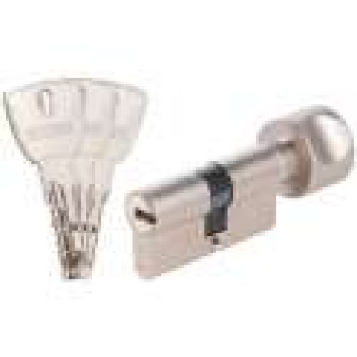 Cylindre à bouton varié nickelé – R9+ – Exem