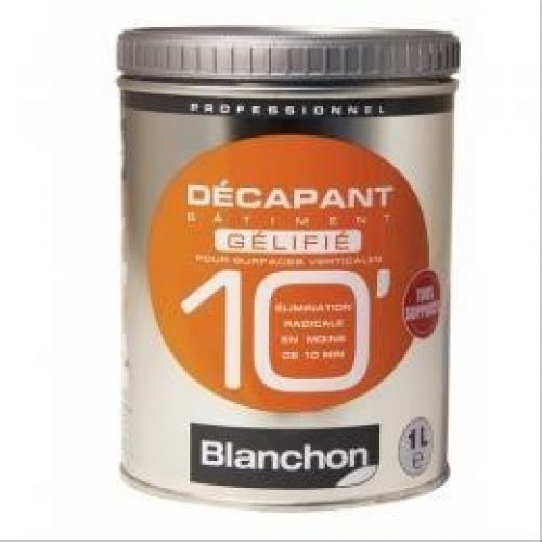 Décapant bâtiment gélifié 10&prime; Blanchon 1L – BLANCHON