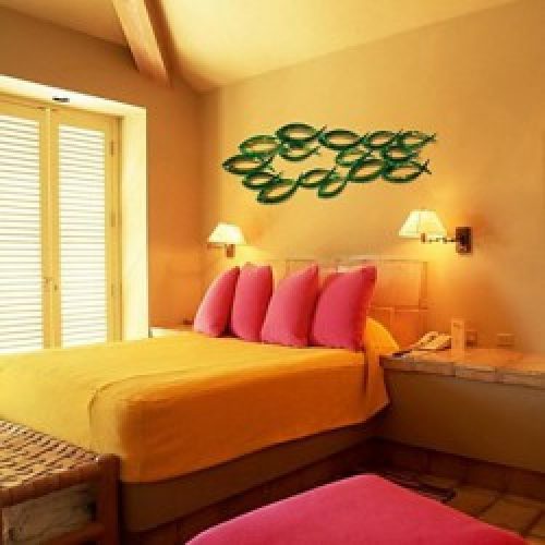 Décoration murale de style contemporain en forme poissons tropicaux