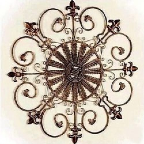 Décoration murale de style rustique en métal