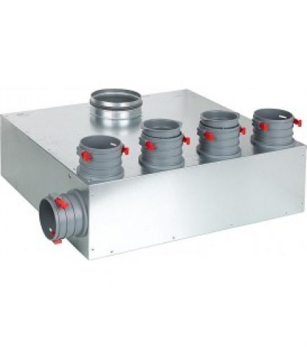 Diffuseur d&rsquo;air 4+1 raccords, rond type FRS-MVK 4+1 75/125