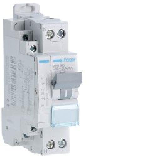 Disj fil pi 1P+N 3kA C10A 1,5M – DISJONCTEURS PH+N  HAGER MFN910