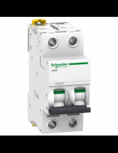 Disjoncteur 2P 10A SCHNEIDER Acti9 iC60N A9F75210