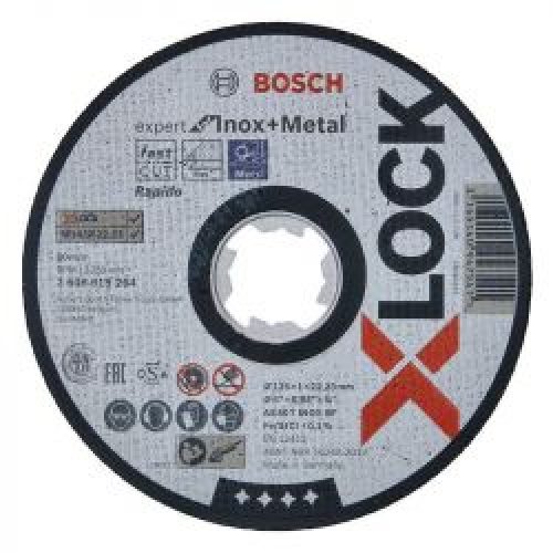 Disque A Tronconner Bosch Professonal X Lock Expert For Inox And Metal O 125X1X2223 Mm