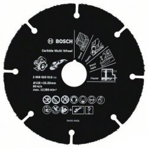 Disque Carbure Bosch Carbide Multi Wheel 125 Mm Pour Meuleuse D Angle