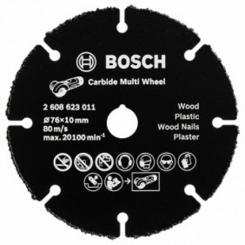 Disque carbure Multiwheel pour meuleuse GWS 12-76 V EC