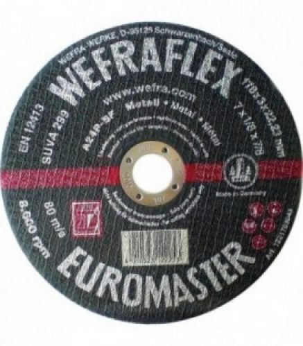 Disque de tronconnage Euromaster droit pour metal 178 x 3 x 22 mm