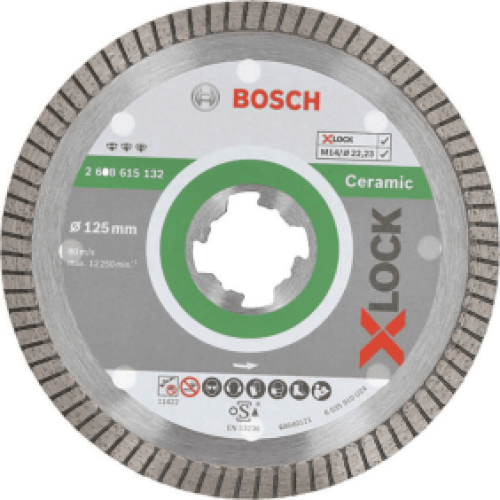 Disque diamant 125 mm pour grès céram – système XLock
