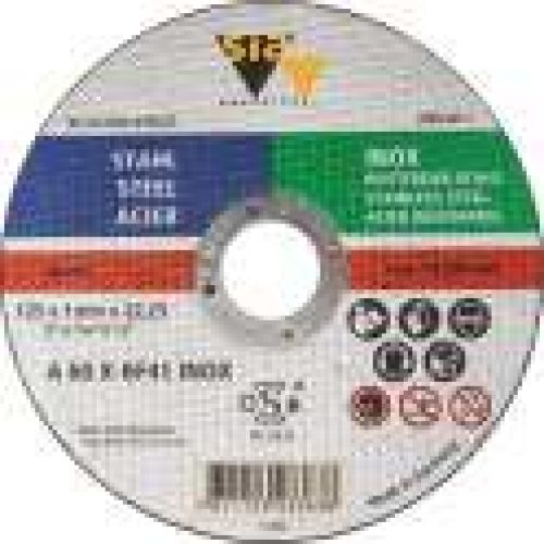 Disque à tronçonner moyeu plat acier et inox – Sia