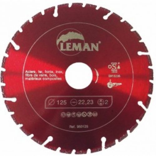 Disques diamants brasés jante segmentée coupe acier 950 pour meuleuse