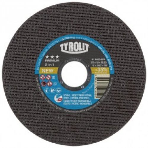 Disques à tronçonner Premium 2 en 1 moyeu plat – coupe acier/inox