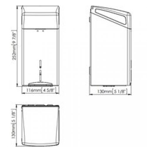 Distributeur de lingettes hygiéniques Mediclinics