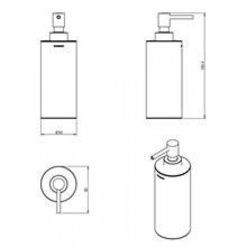 Distributeur de savon architecte COSMIC