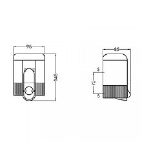 Distributeur de savon blanc 350 ml Mediclinics