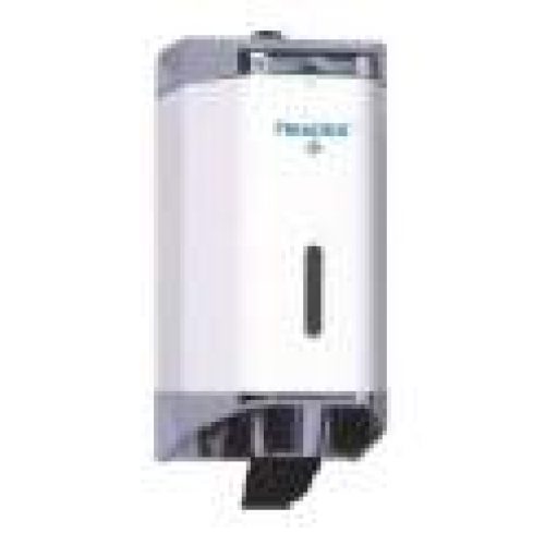 Distributeur de savon Hexotol acier blanc