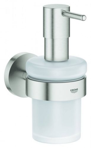 Distributeur de Savon Mural Grohe Essentials avec support Supersteel