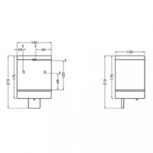 Distributeur de savon noir 1,1L avec bouton…