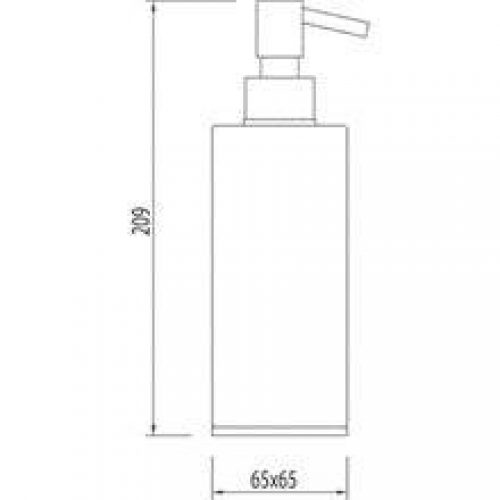 Distributeur de savon à poser SLIM-TRES