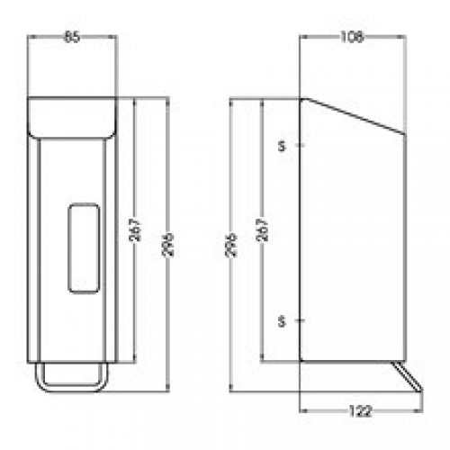 Distributeur de savon spray 0,6L RAL Mediclinics