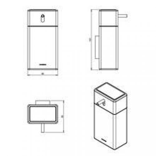 Distributeur de savon suspendu extreme COSMIC