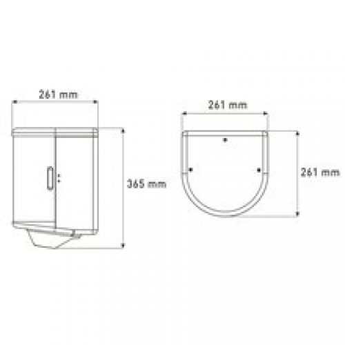 Distributeur de serviettes en rouleau gris 25…