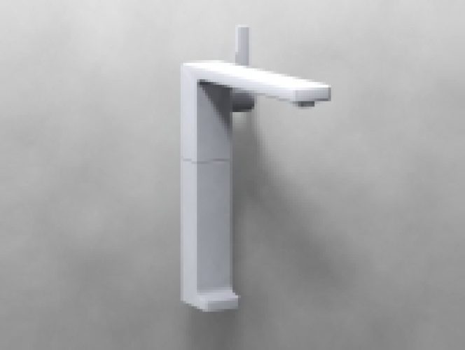 Dornbracht Lulu – Mitigeur monocommande lavabo taille L sans garniture de vidage platine mat