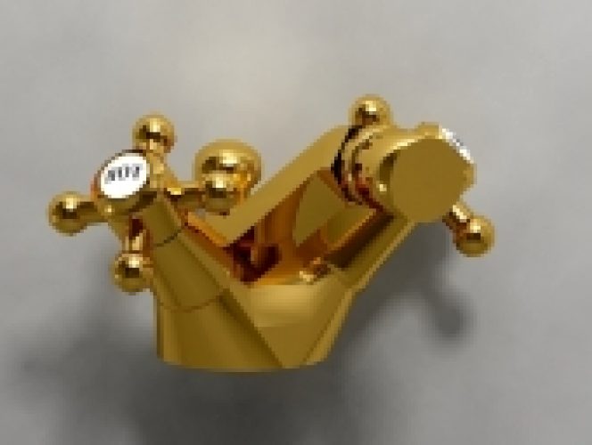 Dornbracht Madison – Mélangeur monotrou bidet avec garniture de vidage laiton