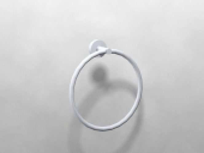 Dornbracht Meta.02 – Anneau porte-serviettes platine mat