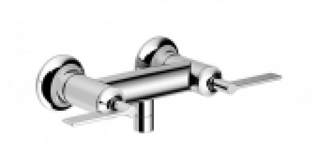 Dornbracht Vaia – Brausebatterie für Wandmontage dark platinum matt