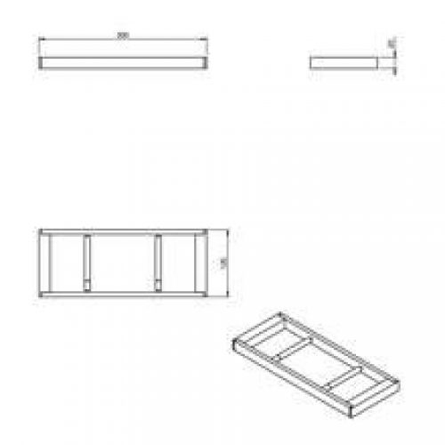 Double dérouleur papier WC bath life COSMIC