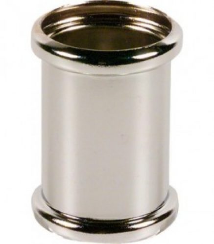 Double manchon *BG* Laiton chrome 32 x 32 mm, avec 2 joints toriques